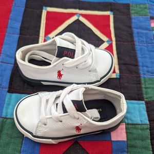 Ralph Lauren toddlers leather sneaker